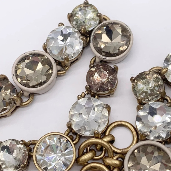 J. Crew Taupe Brulee Crystal Necklace - Picture 6 of 9